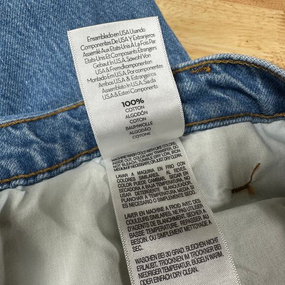 Mother Snacks! NWT The Fun Dip Utility Puddle Jeans Size 32 High Rise 80s 90s - Picture 6 of 11